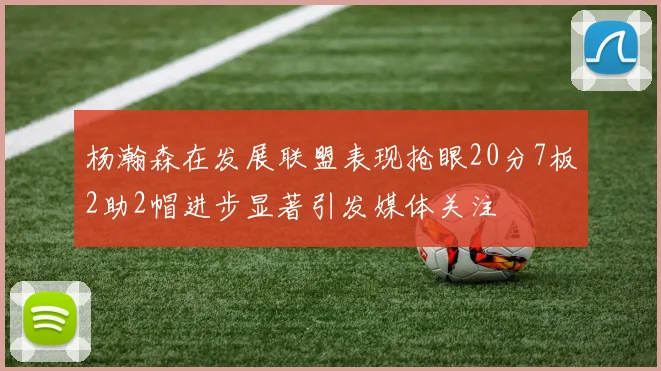 杨瀚森在发展联盟表现抢眼20分7板2助2帽进步显著引发媒体关注